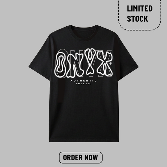 ONYX "AUTHENTIC" TEE – MIDNIGHT BLACK